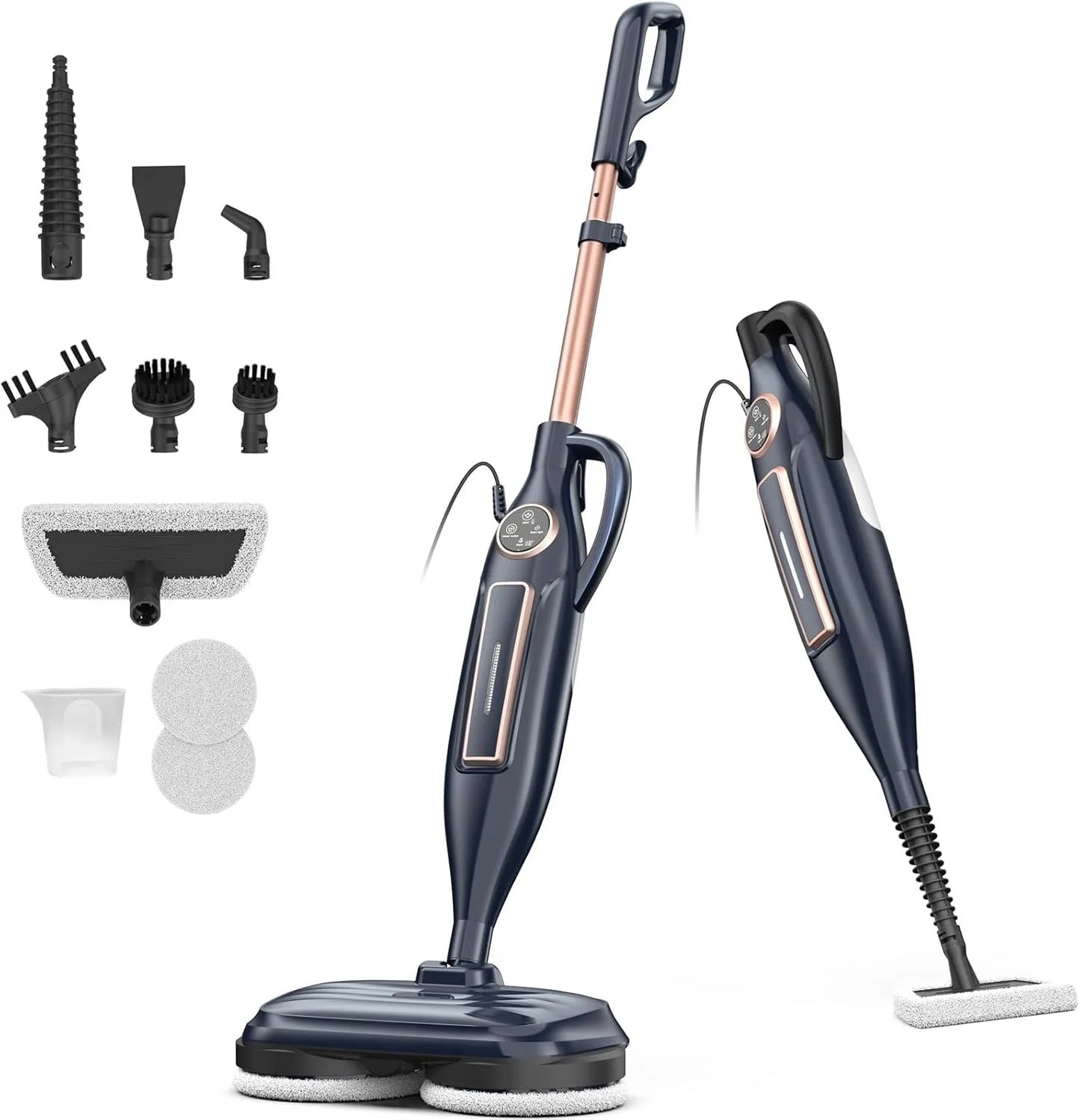Bellune™ SpinSteam VM6 — Rotating Power Steam Mop (1300W)