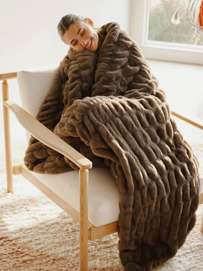 Bellune Dreamer Blanket — Caramel