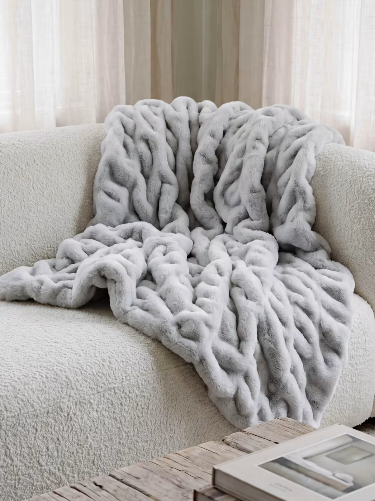 Bellune Dreamer Blanket — Cloud Grey