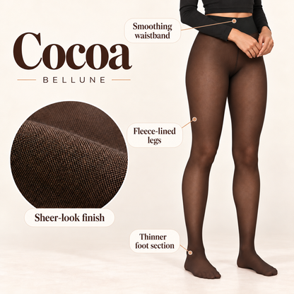 Bellune CozySheer Cocoa — fit and fabric details